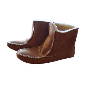 Moccasin Boots Sheepskin - Women Handmade Winter Slippers from Quetzal Artisan