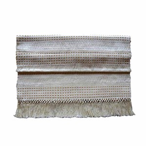 Table Runner Cream - 68" x 17" - Handmade en Fairtrade from Quetzal Artisan