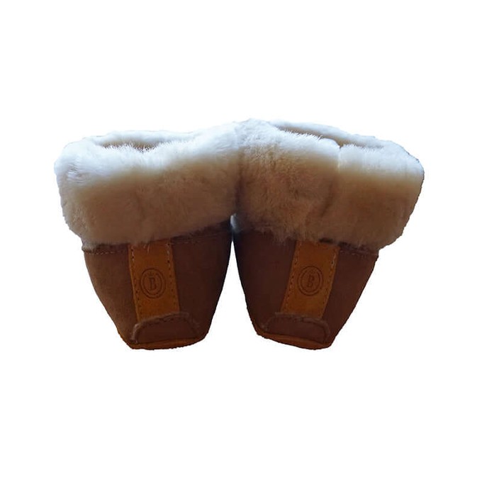 Moccasin Boots Sheepskin - Women Handmade Winter Slippers from Quetzal Artisan