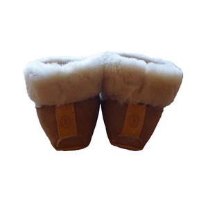 Moccasin Boots Sheepskin - Women Handmade Winter Slippers from Quetzal Artisan