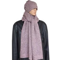 Scarf and Hat Seashell - Men's Winter Scarf Alpaca Wool via Quetzal Artisan