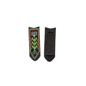 Sandals Black - Cotton Straps - Beads Accessory - Fairtrade from Quetzal Artisan