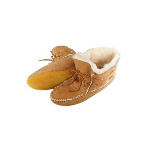 Sheepskin Short Boots - Women Warm Winter Moccasins Indoors from Quetzal Artisan
