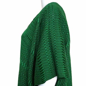 Green Summer Poncho - Eco-friendly & Fairtrade Cotton Tunic from Quetzal Artisan
