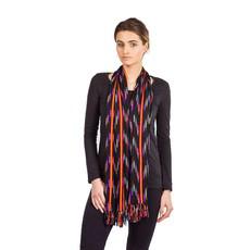 Jaspe Sunset Shawl | Handwoven Eco-Friendly Women's Scarf via Quetzal Artisan