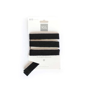 Sandals Black - Cotton Straps - Beads Accessory - Fairtrade from Quetzal Artisan