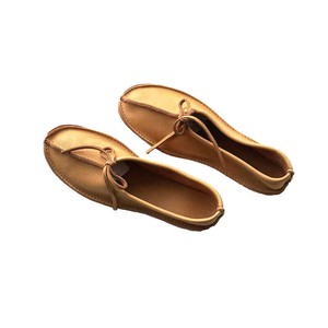 Ballerina Brown Moosehide - Soft and Supple Womens Slippers from Quetzal Artisan