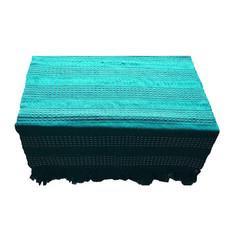 Table Runner Aquamarine - Handwoven - 68" x 17" - Fairtrade via Quetzal Artisan