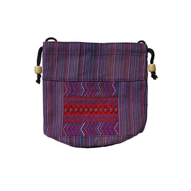 Bucket Bag Red - Handmade and Fairtrade from Quetzal Artisan