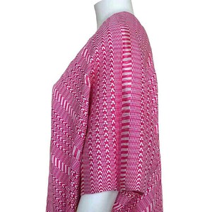 Pink Summer Poncho - Eco-friendly Fairtrade Cotton Tunic from Quetzal Artisan
