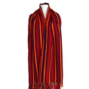 Multicolour Scarf - Mayan Design Handmade and Fairtrade from Quetzal Artisan