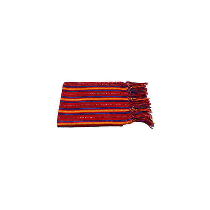 Multicolour Scarf - Mayan Design Handmade and Fairtrade from Quetzal Artisan