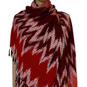 Shawl Jaspe Fire - Natural Dyes - Ecofriendly and Fairtrade from Quetzal Artisan