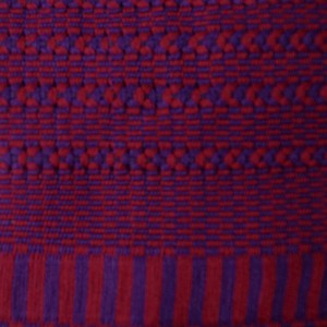 Red Blue Summer Poncho - Fairtrade Ecofriendly Cotton Tunic from Quetzal Artisan