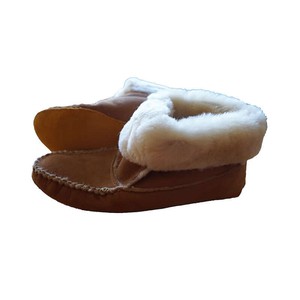 Moccasin Boots Sheepskin - Women Handmade Winter Slippers from Quetzal Artisan