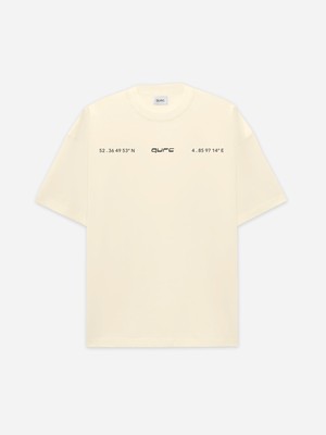 Tee - Heritage Off White from QURC. amsterdam