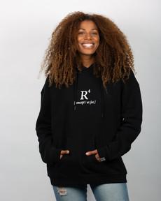 HEMP AND OC HEAVYWEIGHT HOODIE BLACK BEAUTY via R4 Clothing