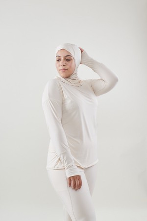 Sand Crew Neck Long-Sleeve Top from Ran By Nature