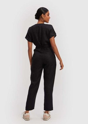 Cropped Wrap Jumpsuit from Reistor