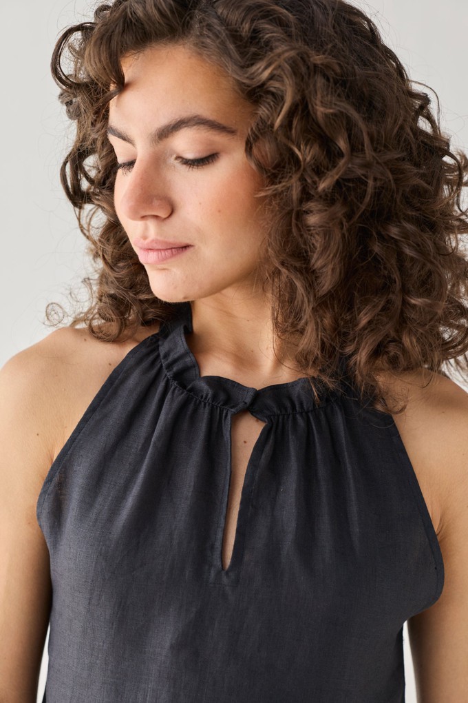 Halter Neck Top in Black from Reistor