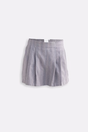 Cotton Tweed Skort in Grey from Reistor