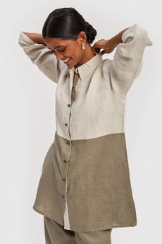 Twice as Nice Shirt in Dark Green via Reistor