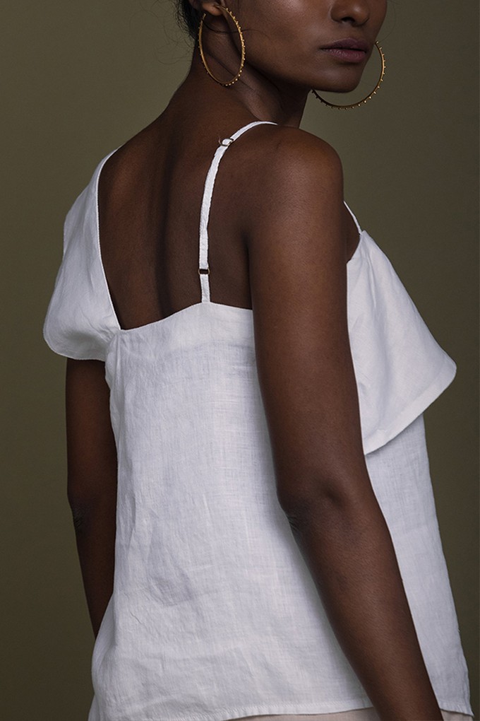Wandering Wave Shirt in White from Reistor