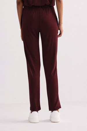 Relaxed Tee Set in Merlot from Reistor