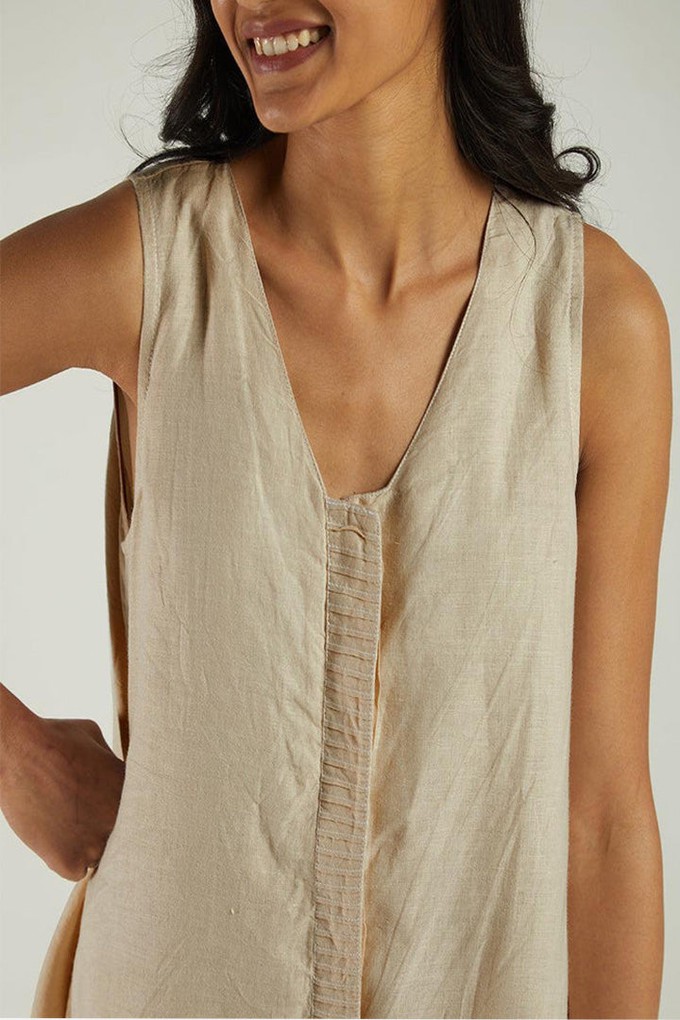 Romp and Play Romper In Neutral Beige from Reistor