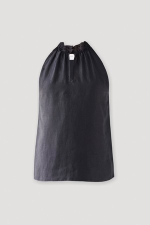 Halter Neck Top in Black from Reistor