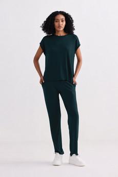 Relaxed Tee Set in Teal via Reistor
