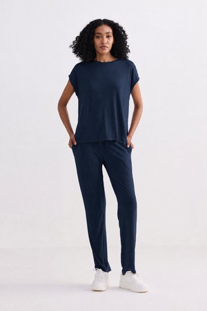 Relaxed Tee Set In Navy from Reistor