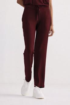 Wide Leg Pant in Merlot via Reistor