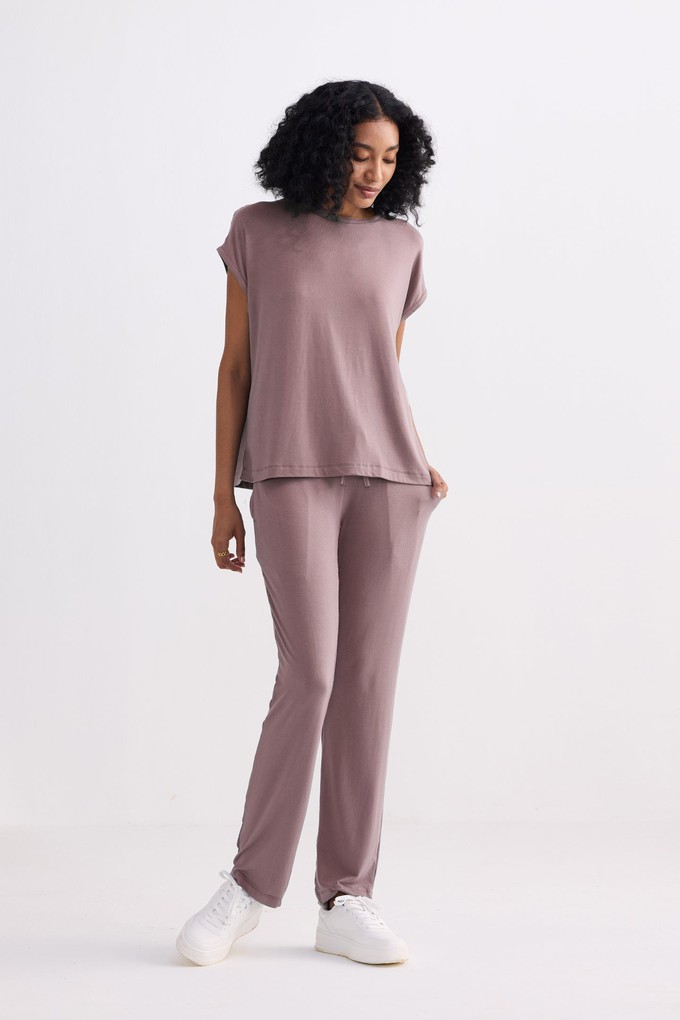 Relaxed Tee in Dusty Rose from Reistor