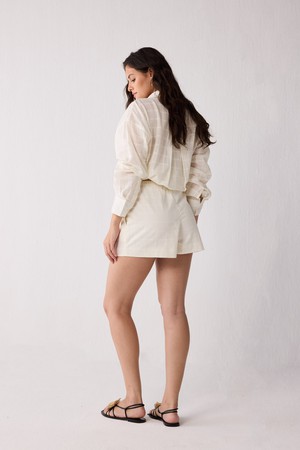 Regular fit Shorts in Textured Cotton from Reistor