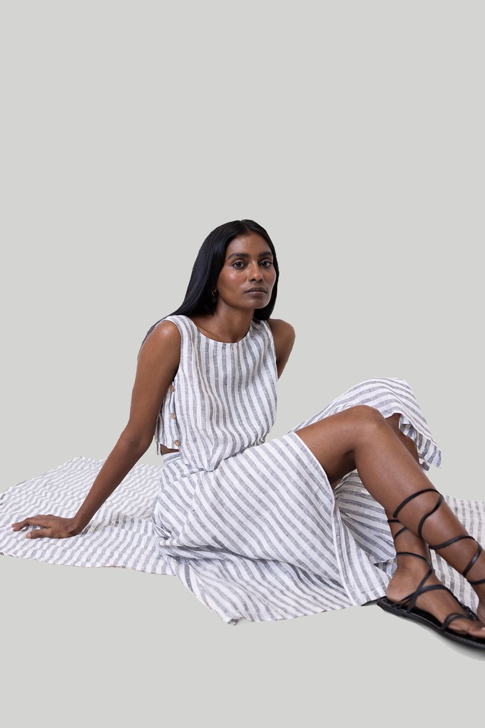 Breezy Summer Set in Linen Stripes from Reistor