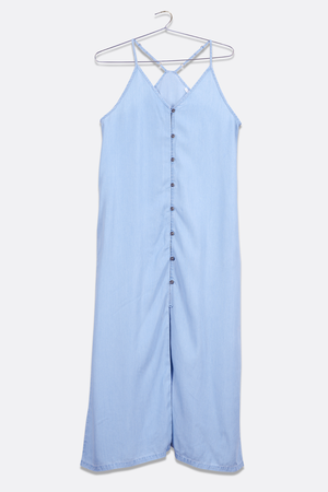 In the Mood for Love Denim Midi Dress from Reistor
