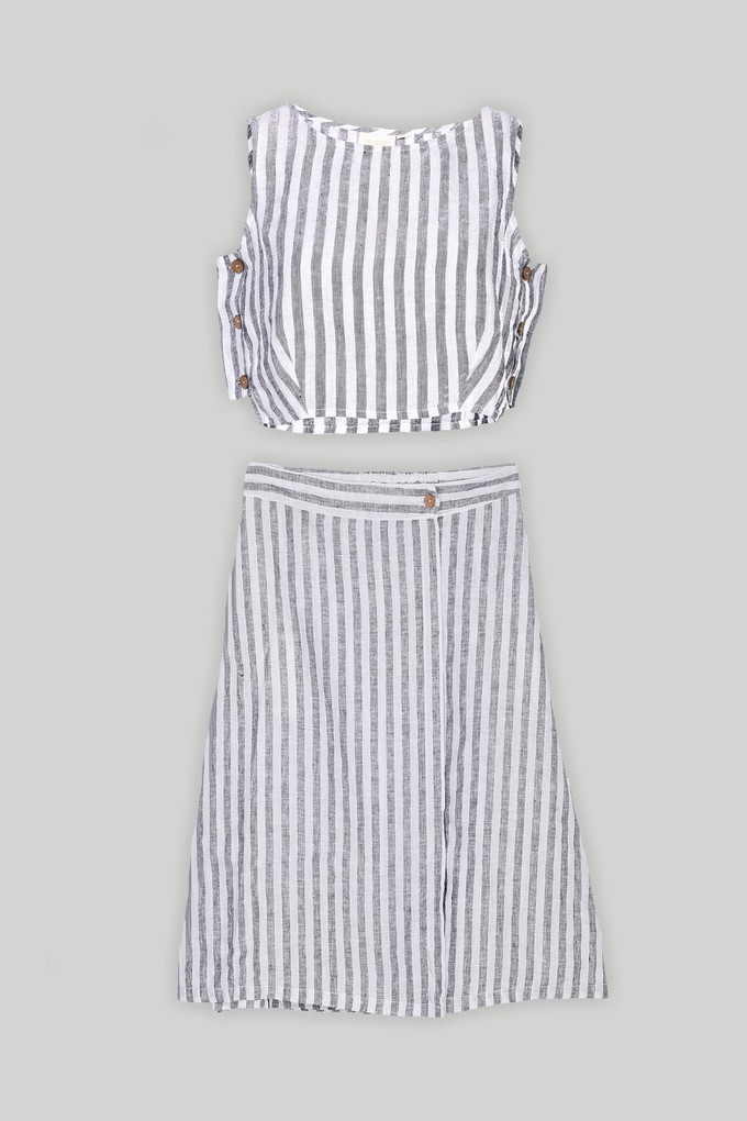 Breezy Summer Set in Linen Stripes from Reistor