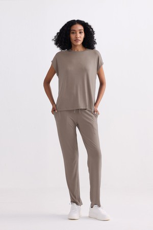 Wide Leg Pant in Brown from Reistor