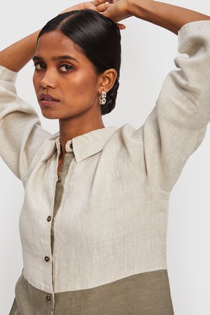 Twice as Nice Shirt in Dark Green from Reistor