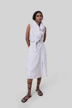 Breezy Summer Set in Linen Stripes via Reistor