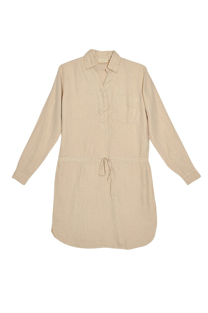 Meet me by the Cliff Dress in Neutral Beige from Reistor