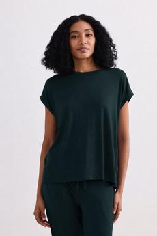 Relaxed Tee in Teal via Reistor