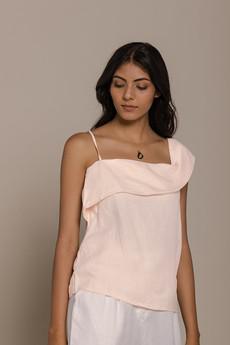 The Wandering Wave Shirt in Ice Pink via Reistor