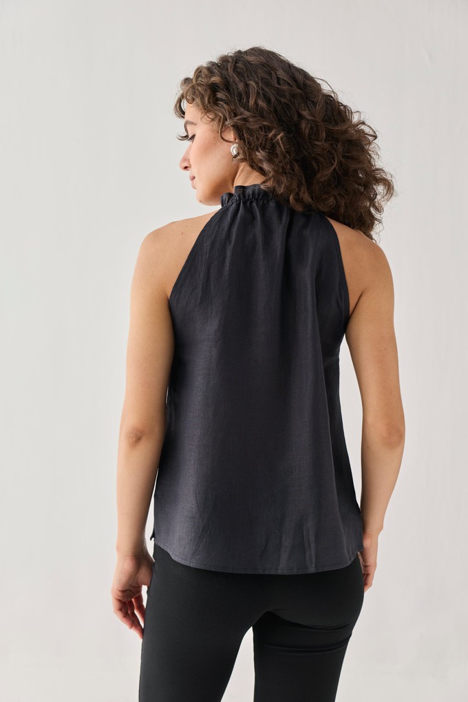 Halter Neck Top in Black from Reistor