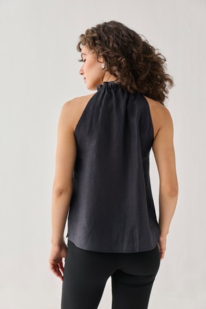 Halter Neck Top in Black from Reistor