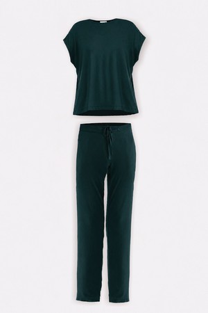 Relaxed Tee Set in Teal from Reistor