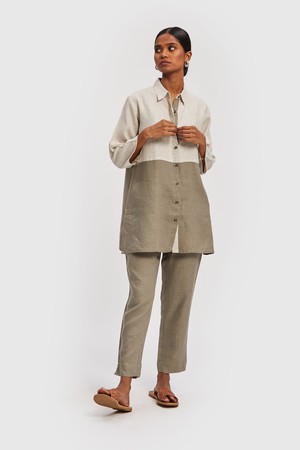 Twice as Nice Shirt in Dark Green from Reistor