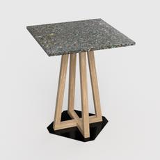 Square Cafe Table via Revive Innovations