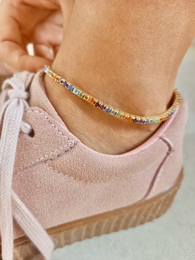 Project Cece Rainbow Chakra Anklet Limited Edition